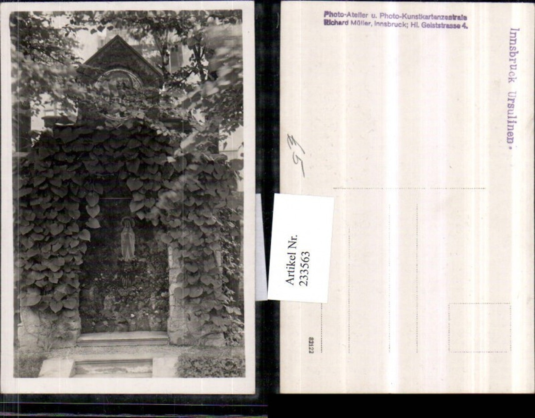 Alte Ansichtskarte – Old Postcard