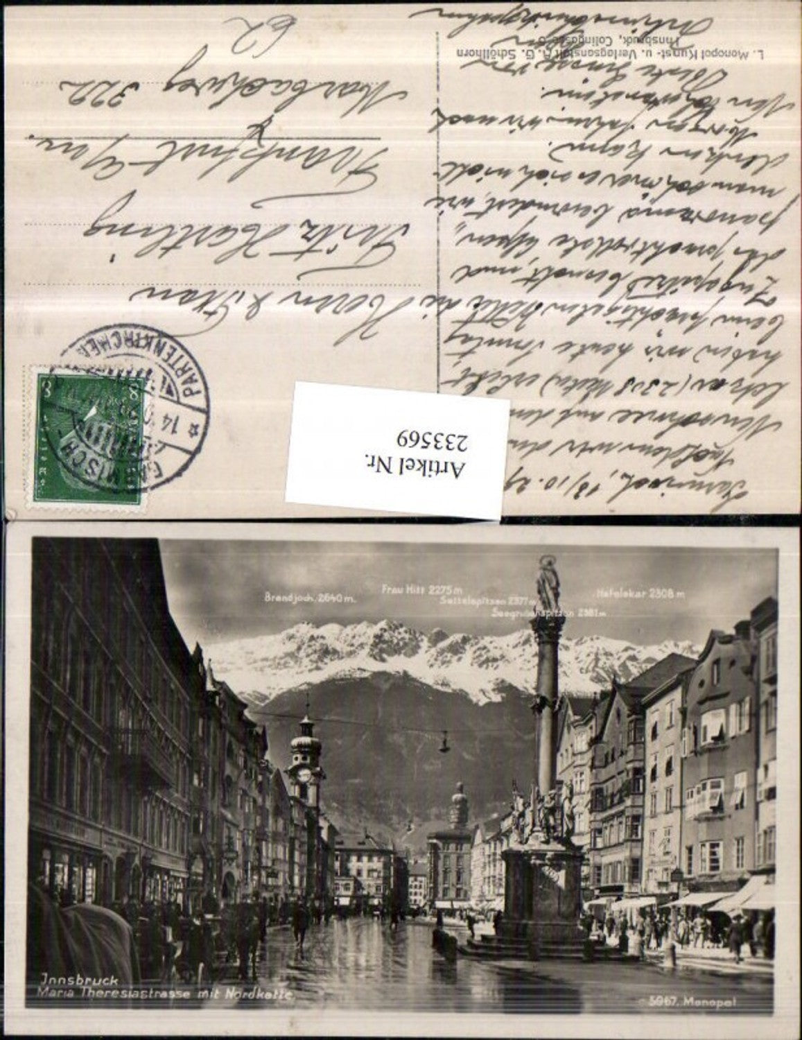 Alte Ansichtskarte – Old Postcard