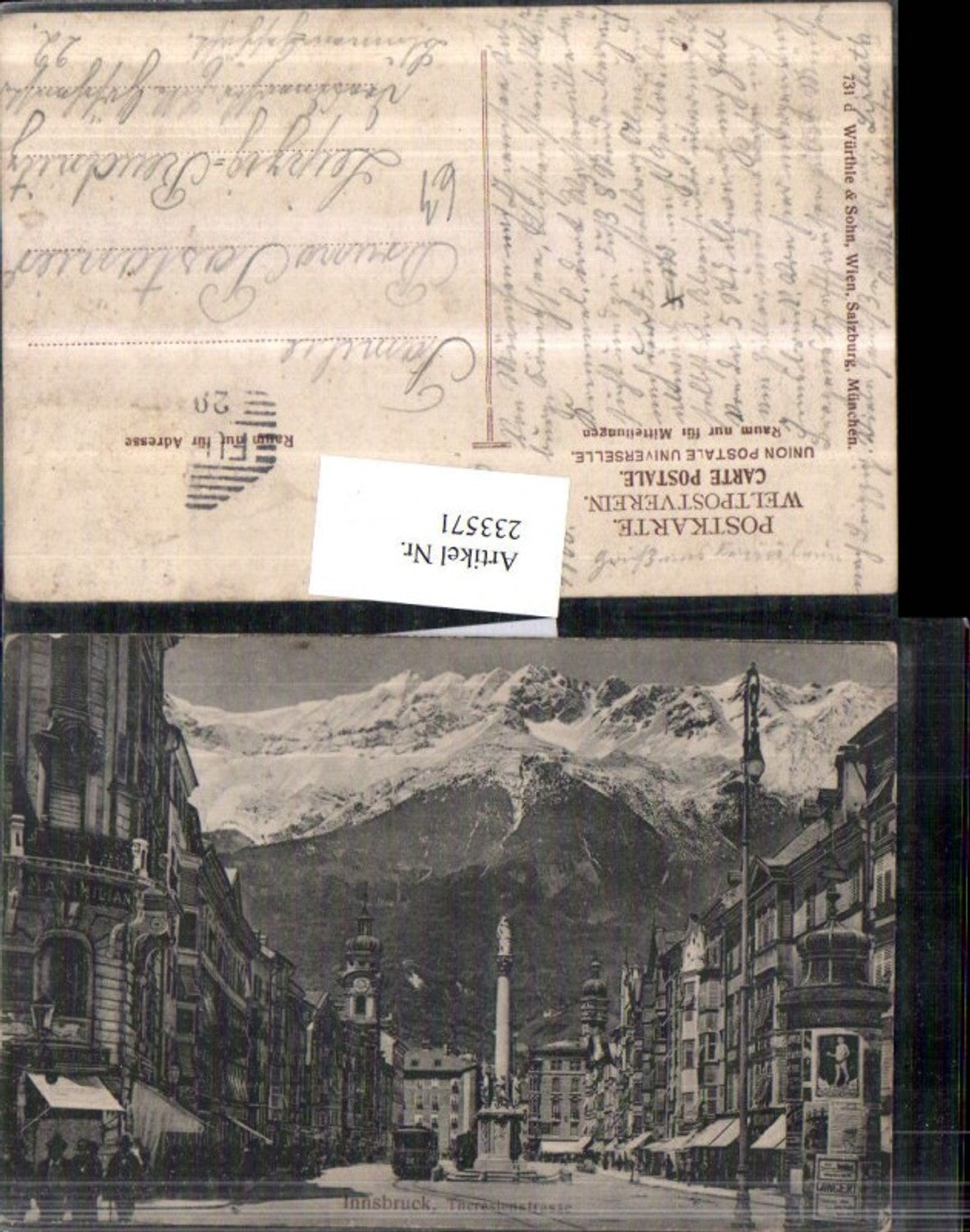 Alte Ansichtskarte – Old Postcard