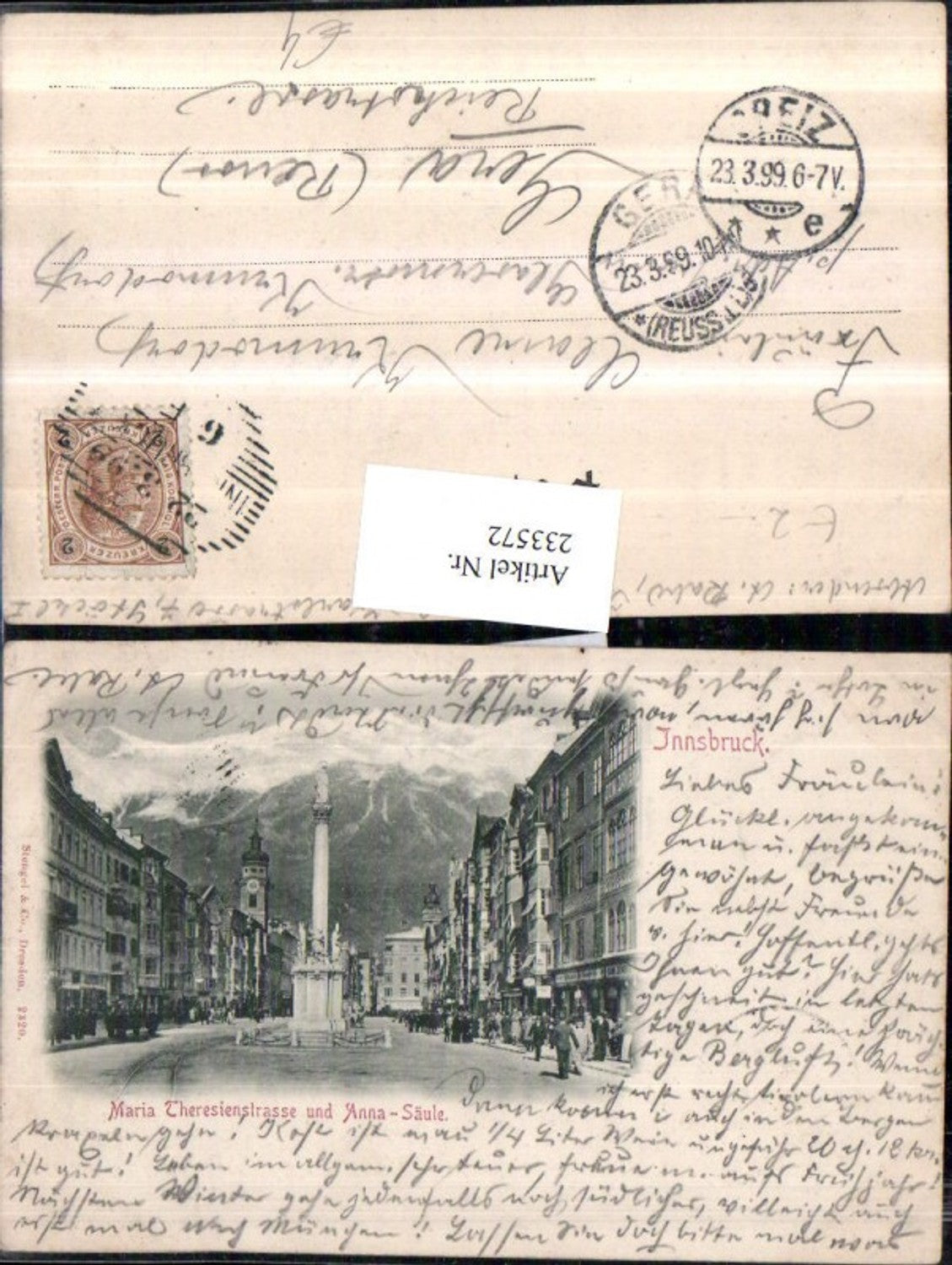 Alte Ansichtskarte – Old Postcard