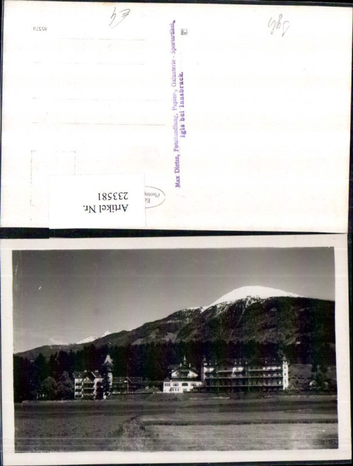 Alte Ansichtskarte – Old Postcard