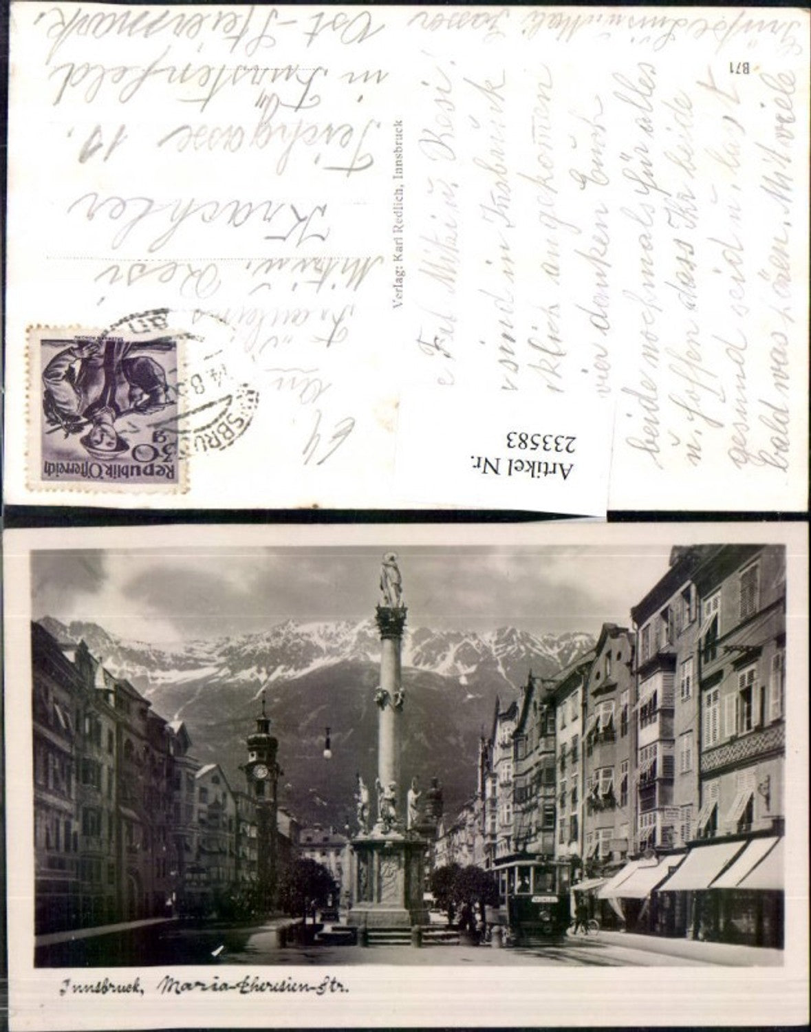 Alte Ansichtskarte – Old Postcard