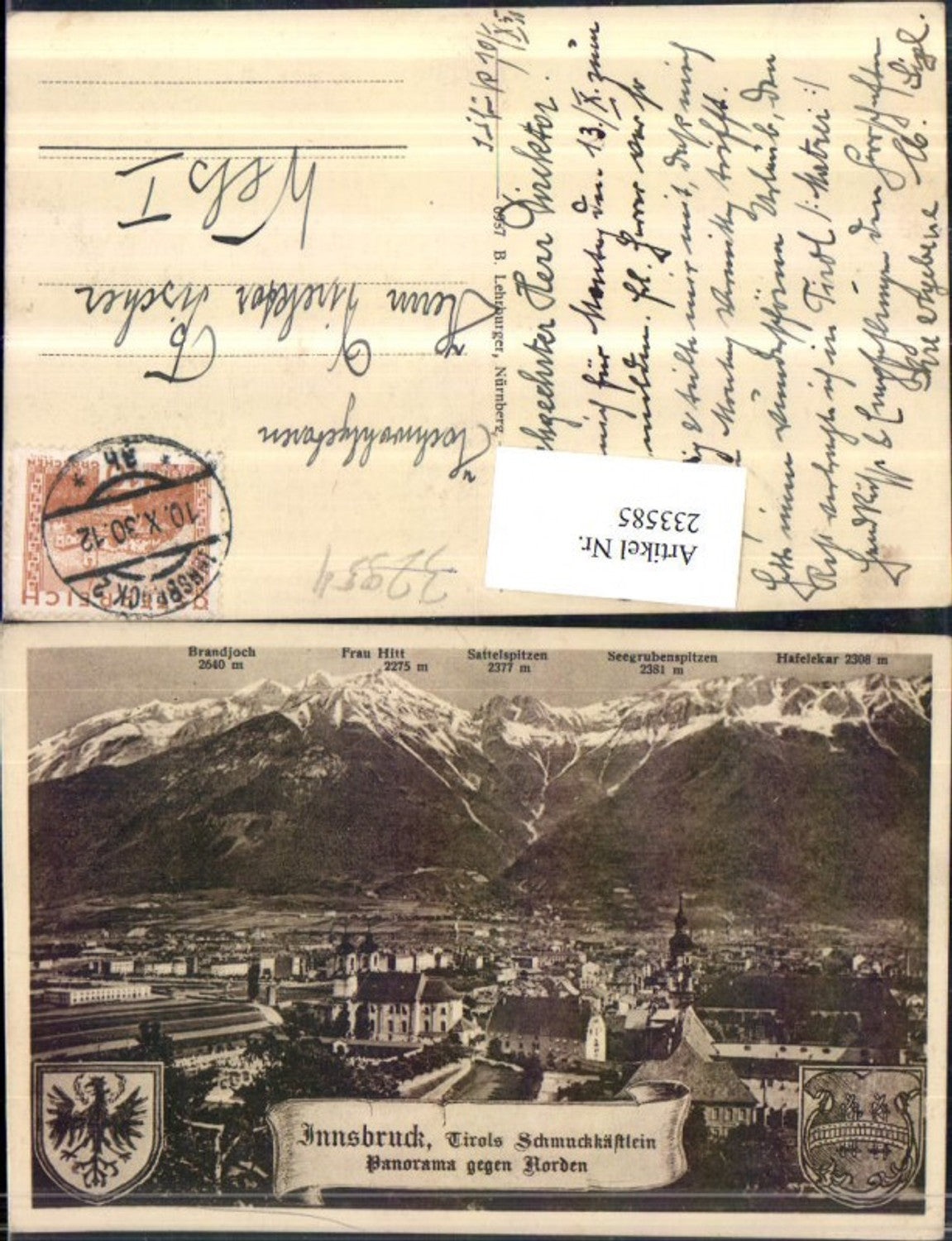 Alte Ansichtskarte – Old Postcard