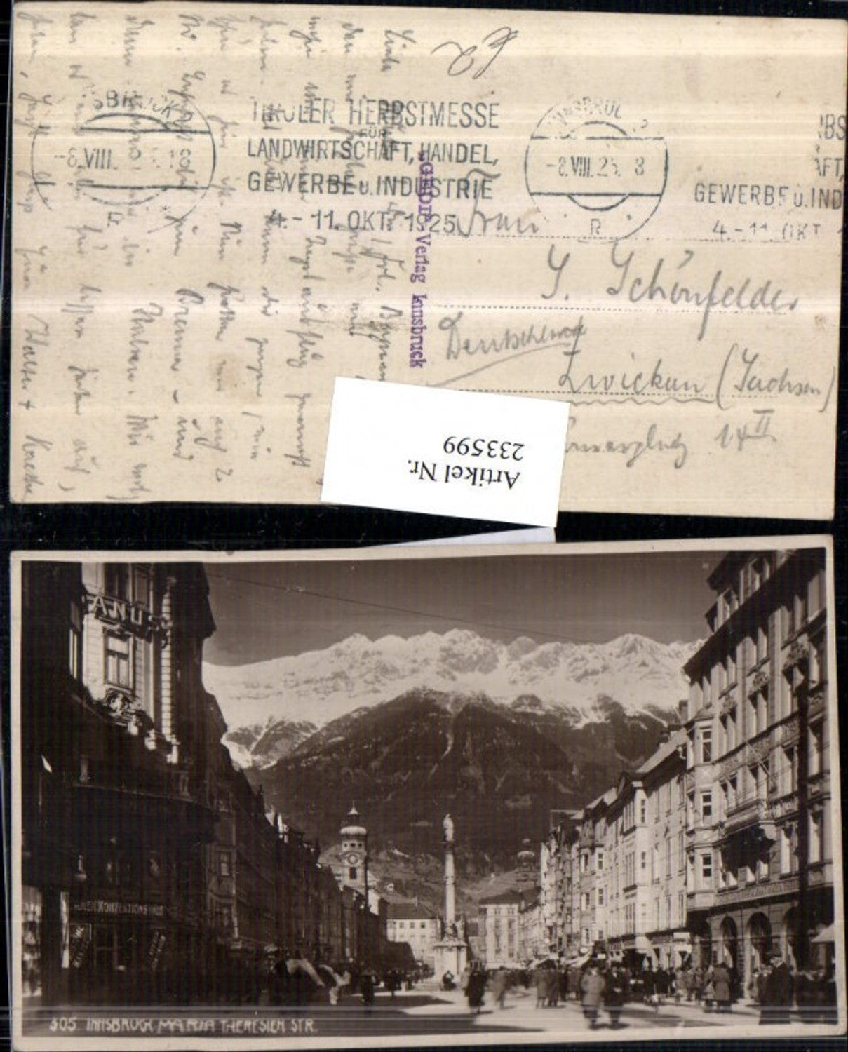 Alte Ansichtskarte – Old Postcard