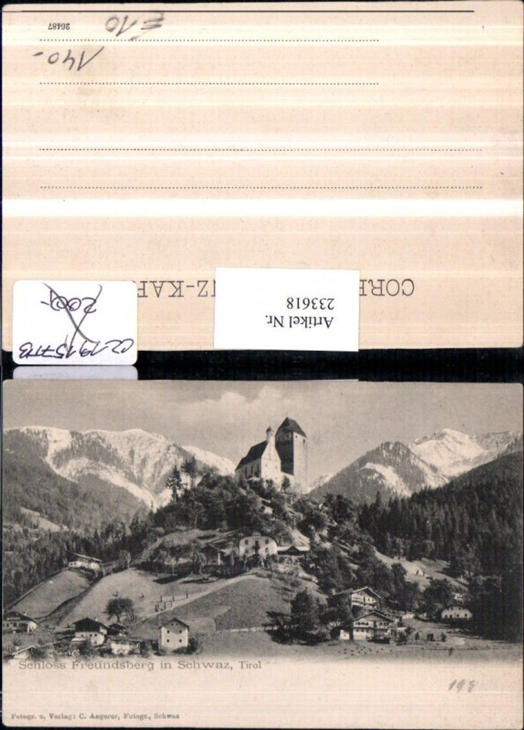 Alte Ansichtskarte – Old Postcard