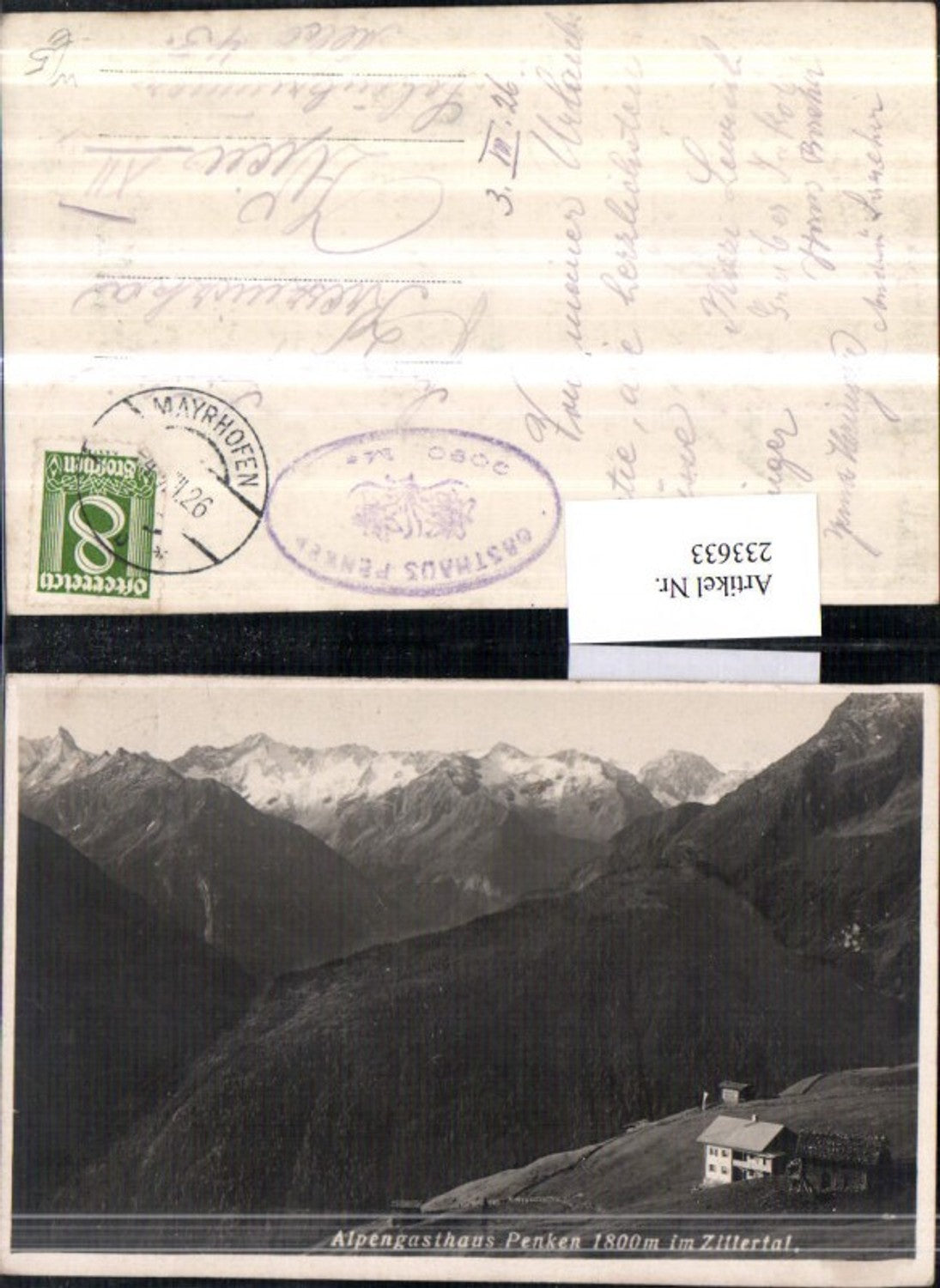 Alte Ansichtskarte – Old Postcard