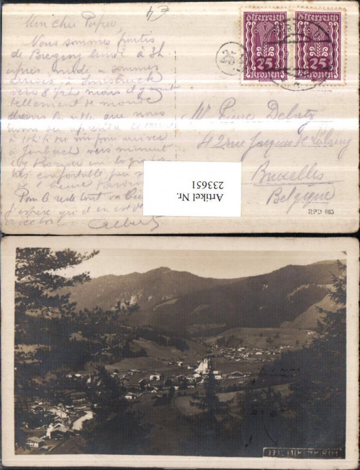 Alte Ansichtskarte – Old Postcard