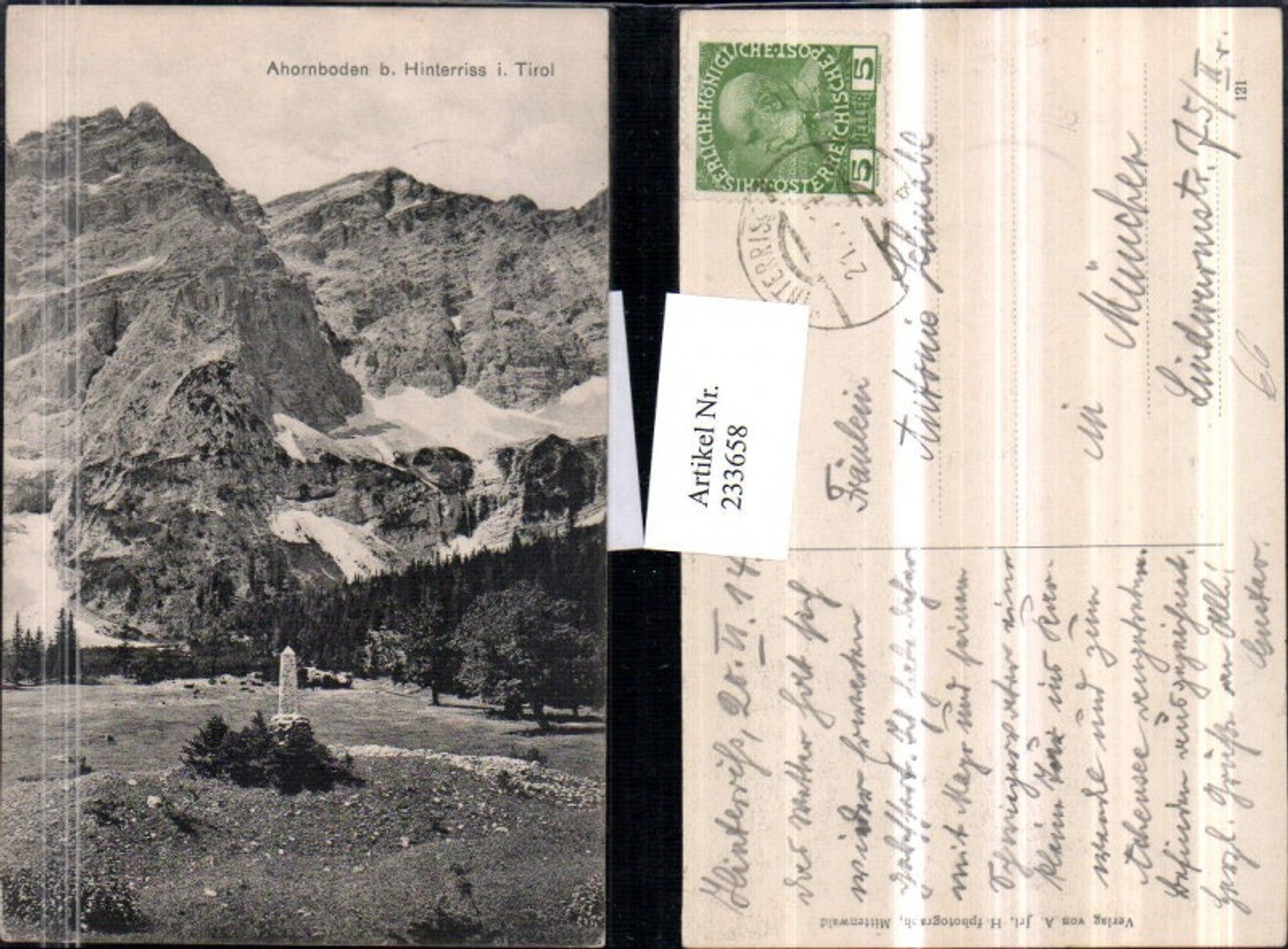 Alte Ansichtskarte – Old Postcard