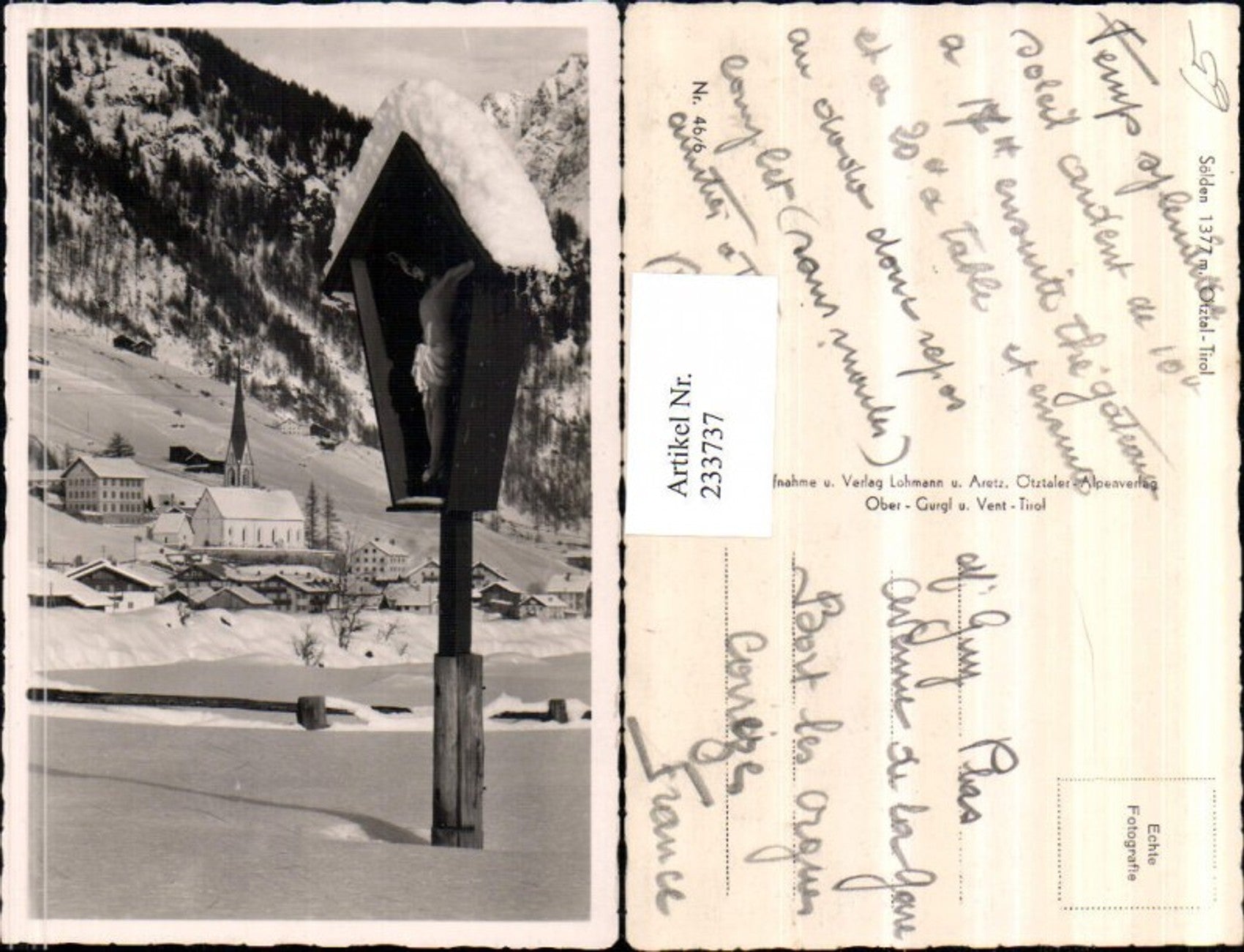 Alte Ansichtskarte – Old Postcard