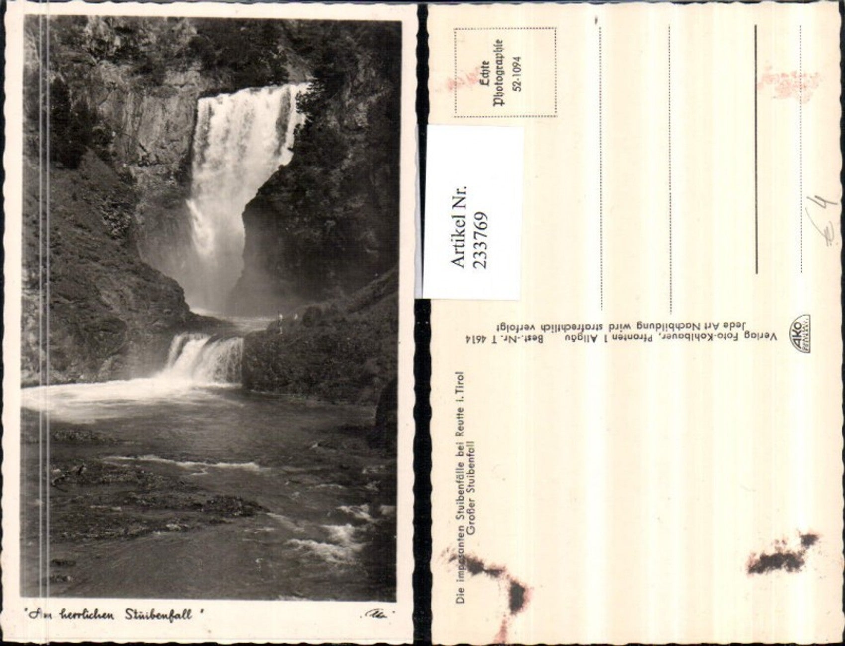 Alte Ansichtskarte – Old Postcard