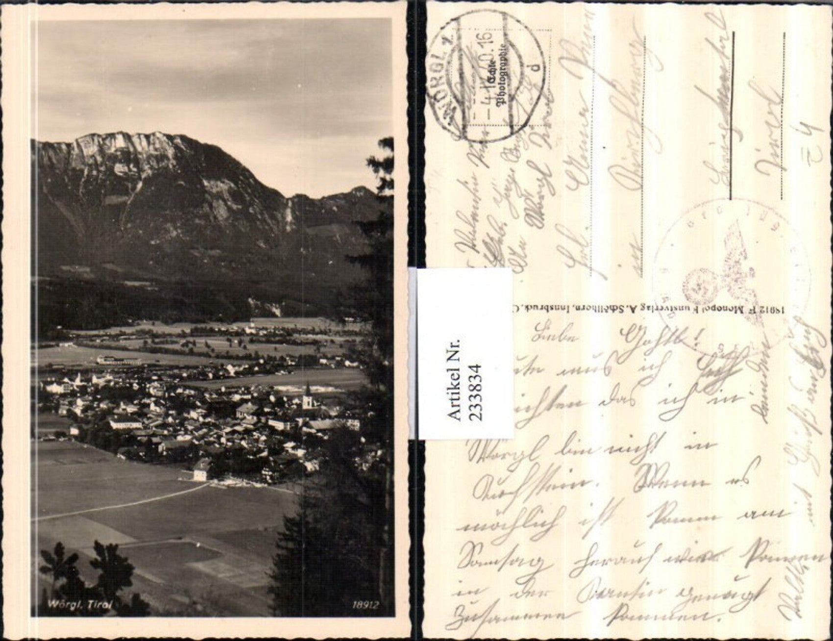 Alte Ansichtskarte – Old Postcard
