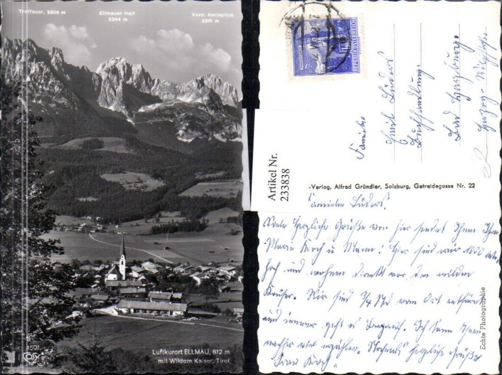 Alte Ansichtskarte – Old Postcard