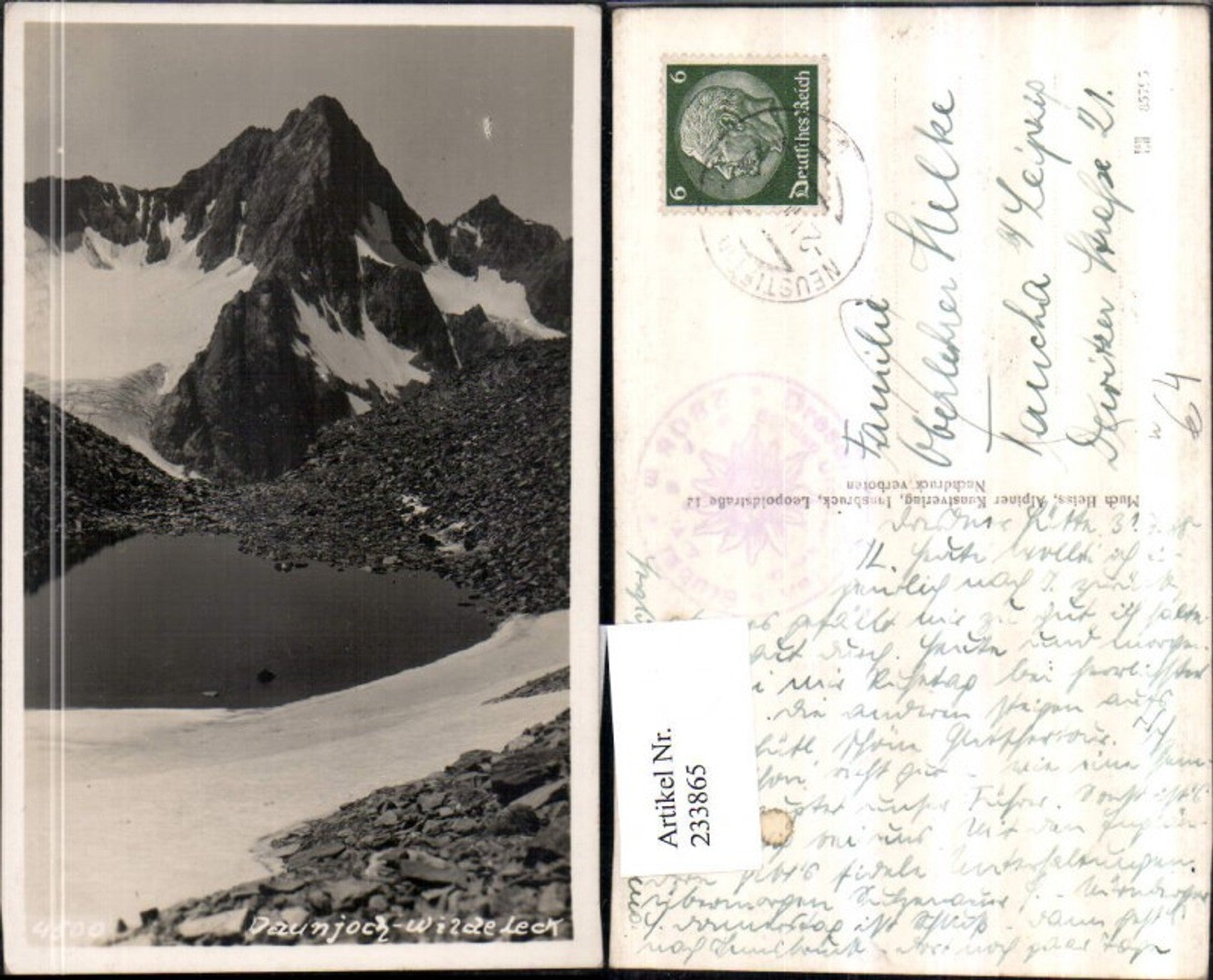 Alte Ansichtskarte – Old Postcard