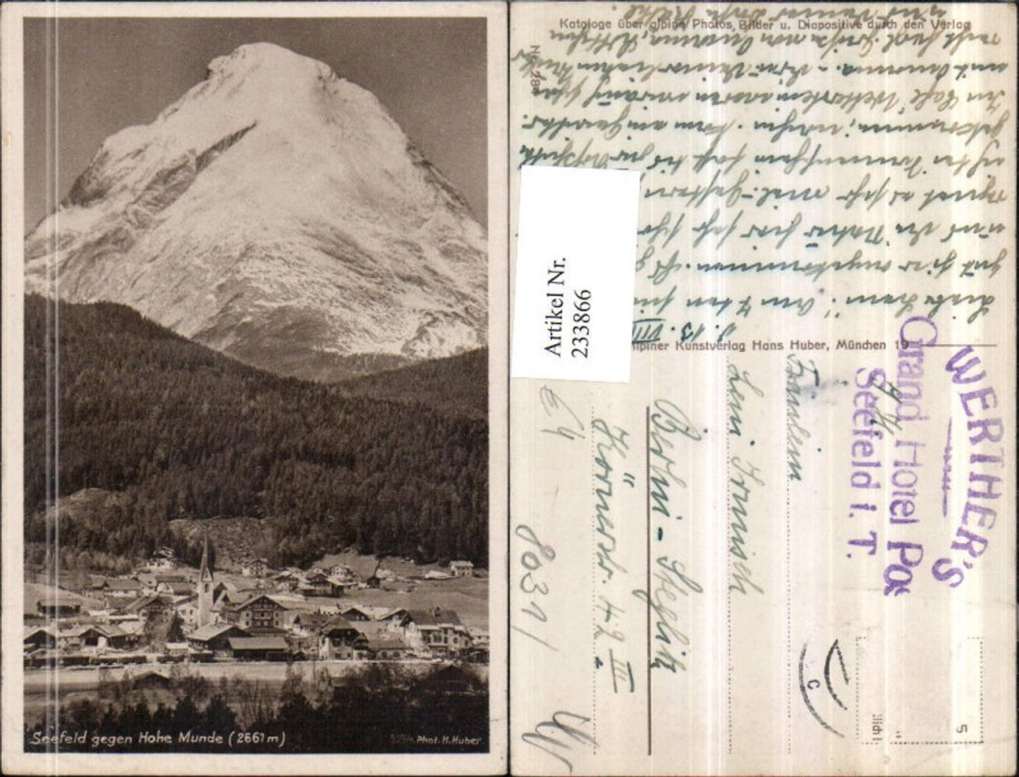 Alte Ansichtskarte – Old Postcard