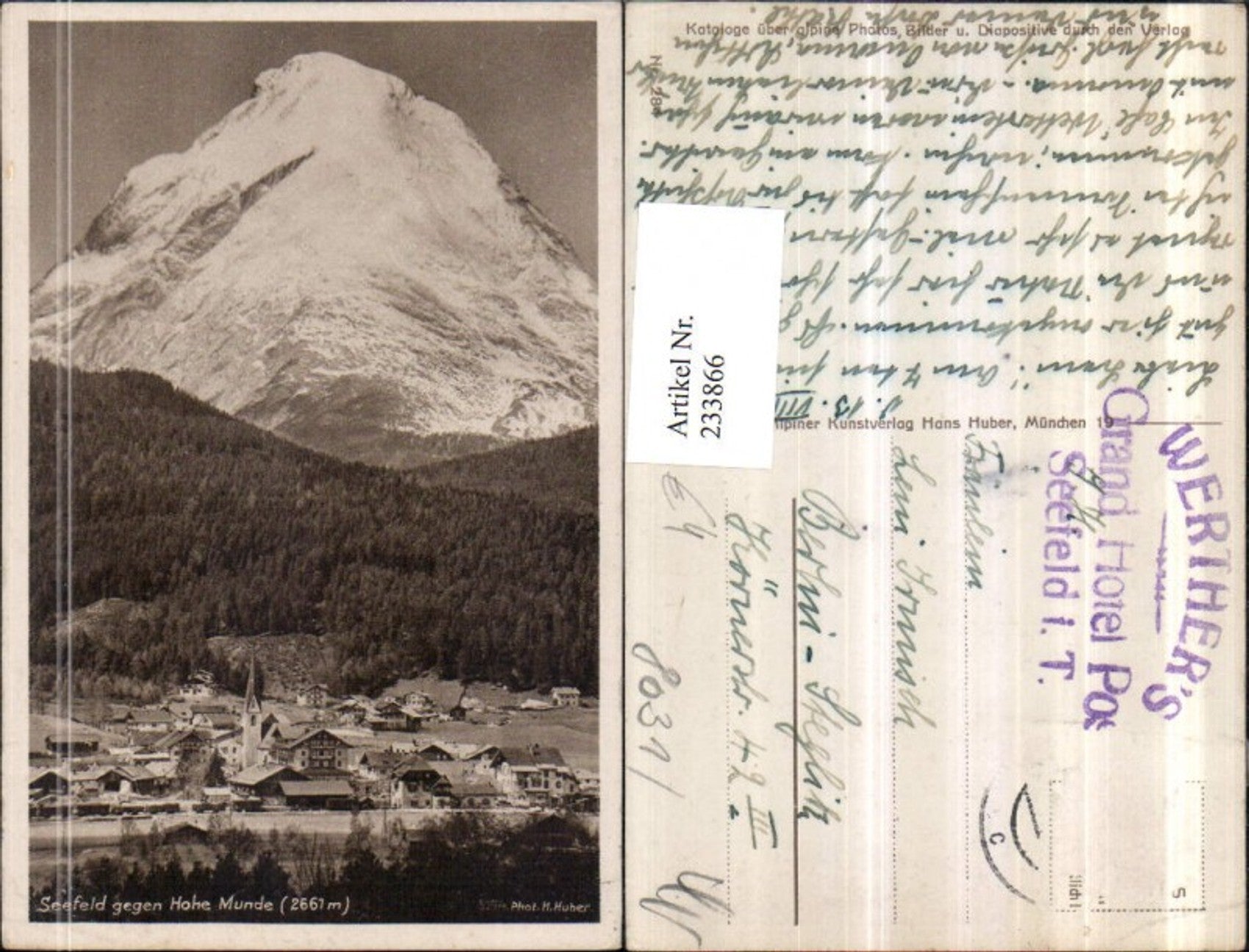 Alte Ansichtskarte – Old Postcard