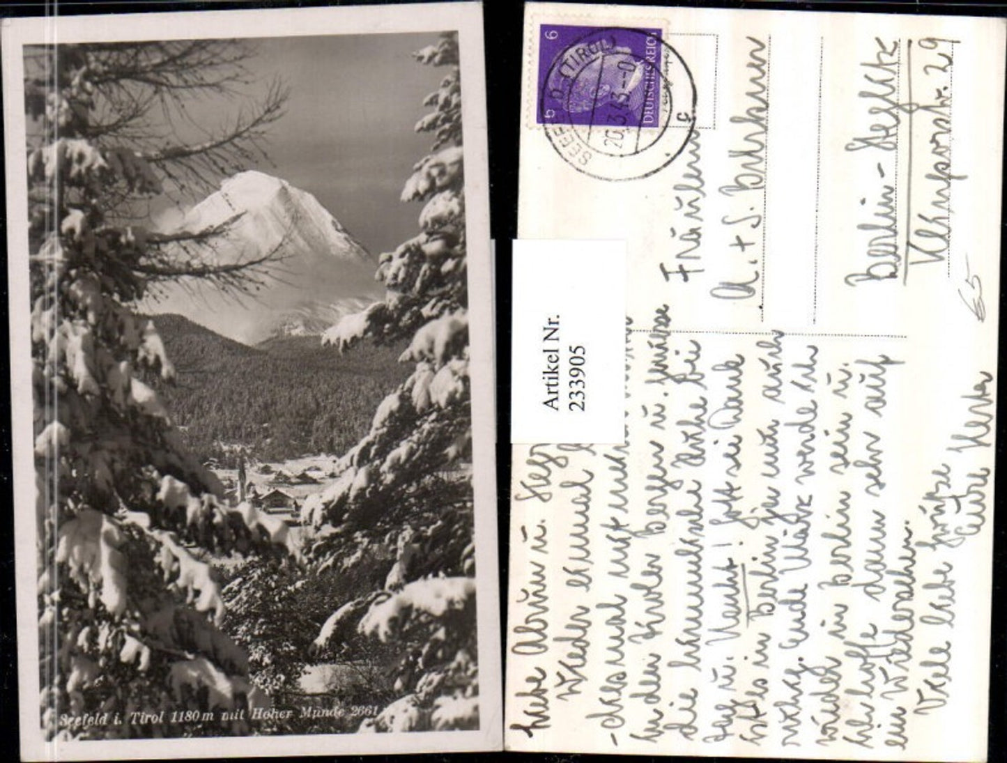 Alte Ansichtskarte – Old Postcard