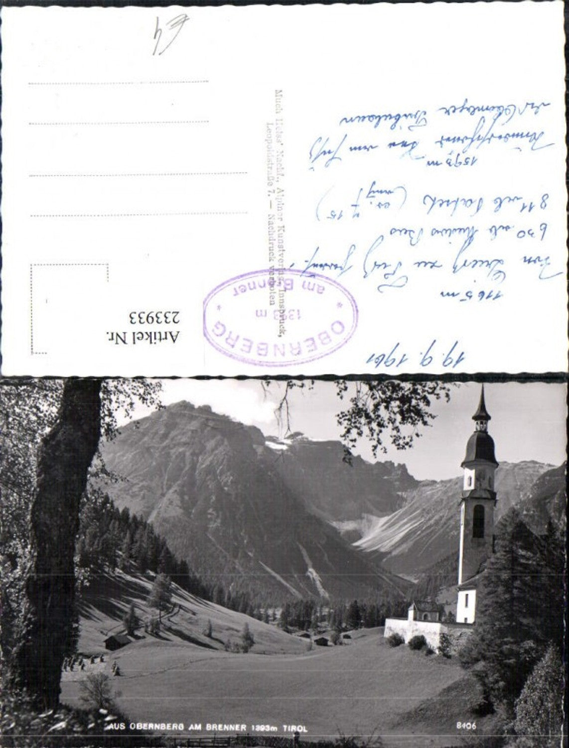 Alte Ansichtskarte – Old Postcard