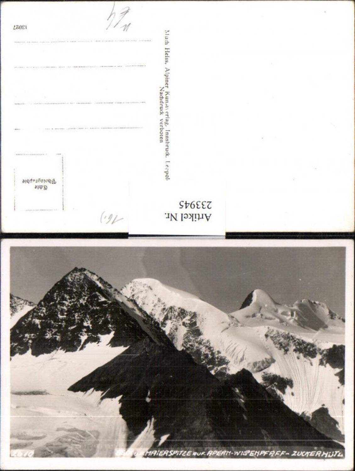 Alte Ansichtskarte – Old Postcard