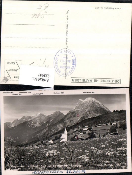 Alte Ansichtskarte – Old Postcard