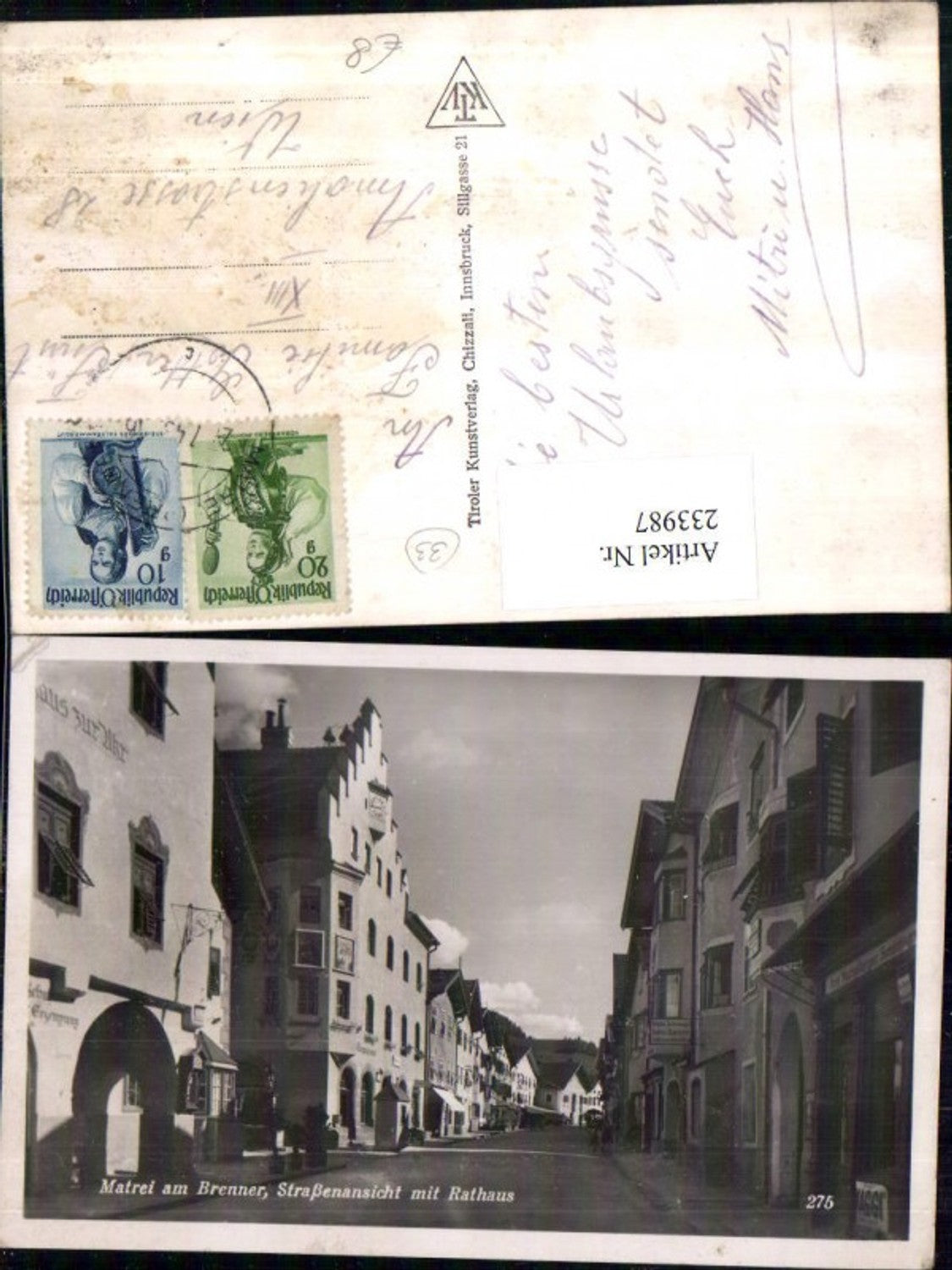 Alte Ansichtskarte – Old Postcard