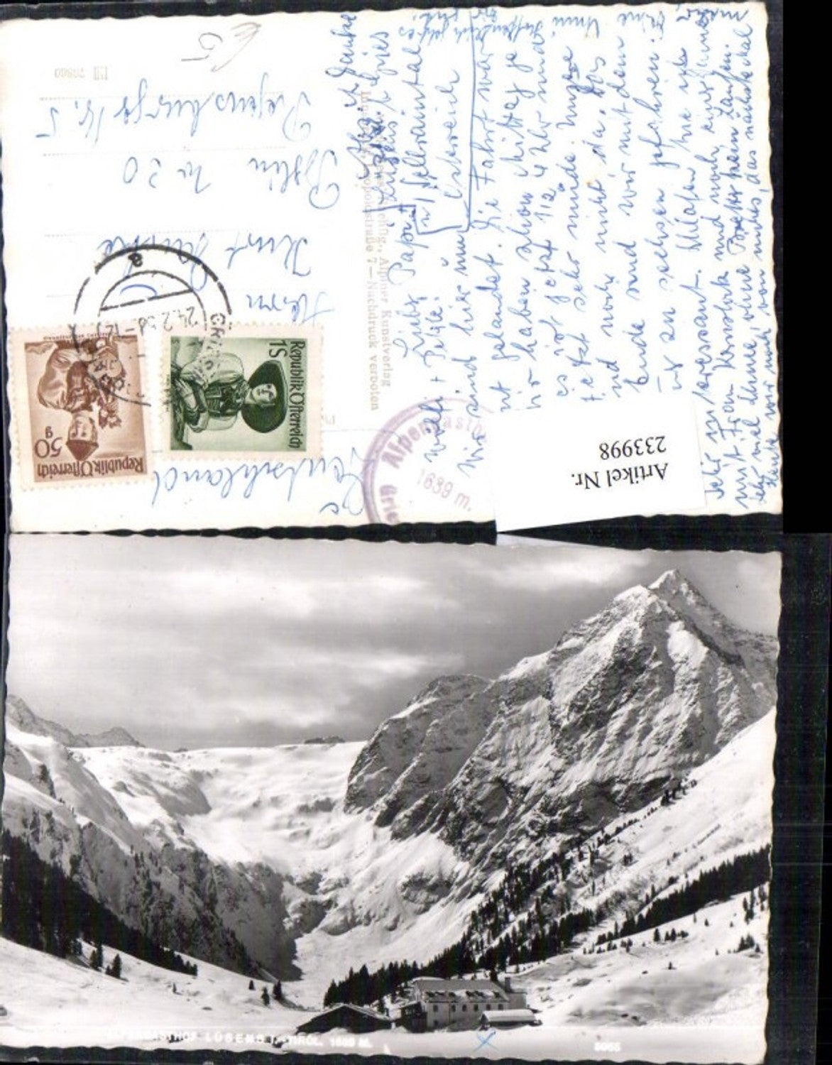 Alte Ansichtskarte – Old Postcard