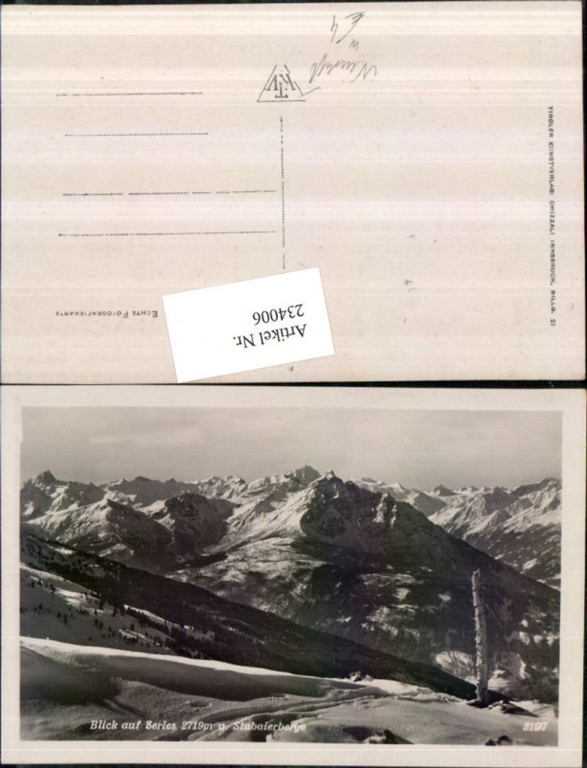 Alte Ansichtskarte – Old Postcard