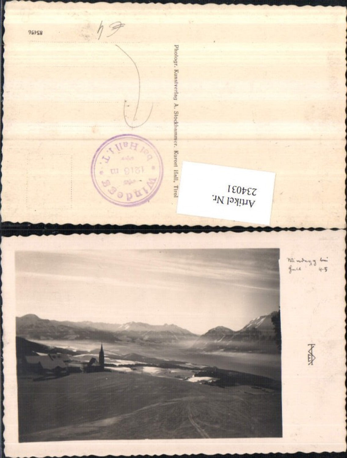 Alte Ansichtskarte – Old Postcard