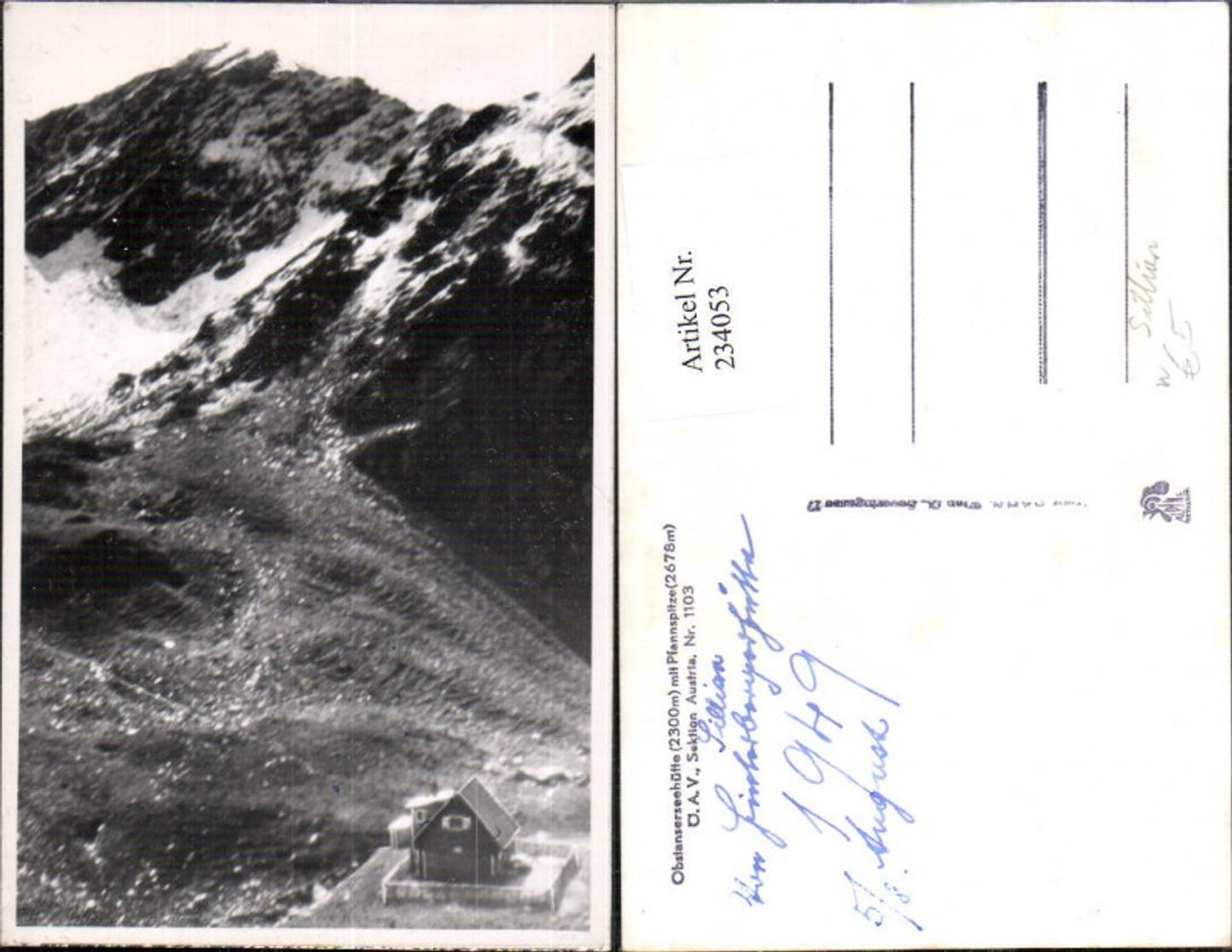 Alte Ansichtskarte – Old Postcard