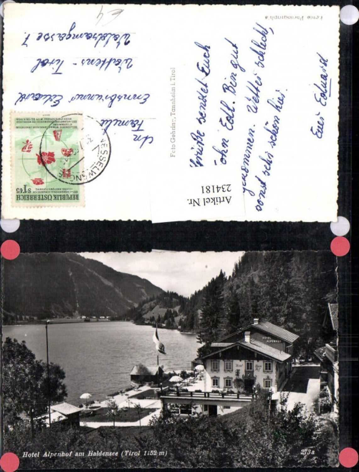 Alte Ansichtskarte – Old Postcard