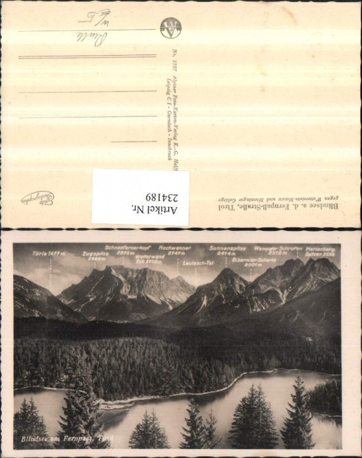 Alte Ansichtskarte – Old Postcard
