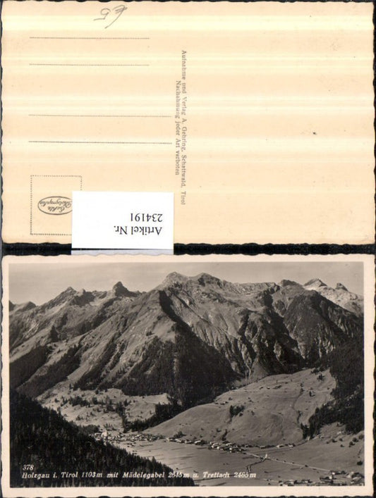 Alte Ansichtskarte – Old Postcard