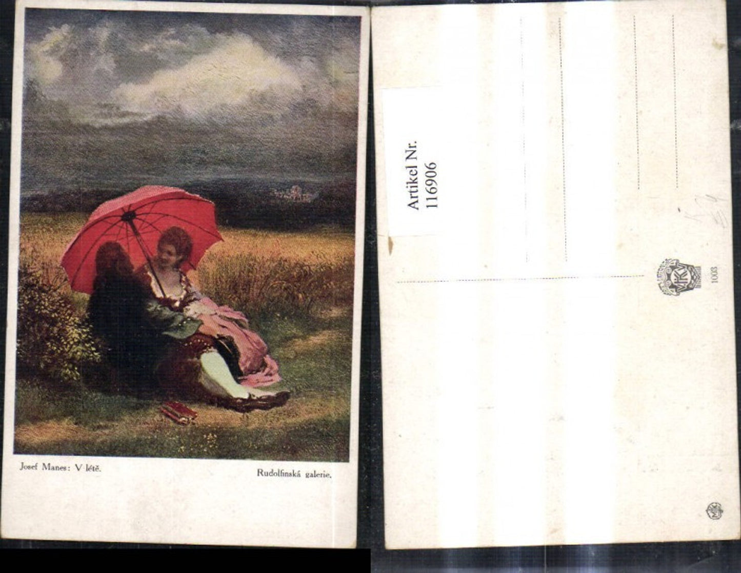 116906,Künstler Ak Josef Mannes V lete Liebespaar u. Regenschirm Schirm