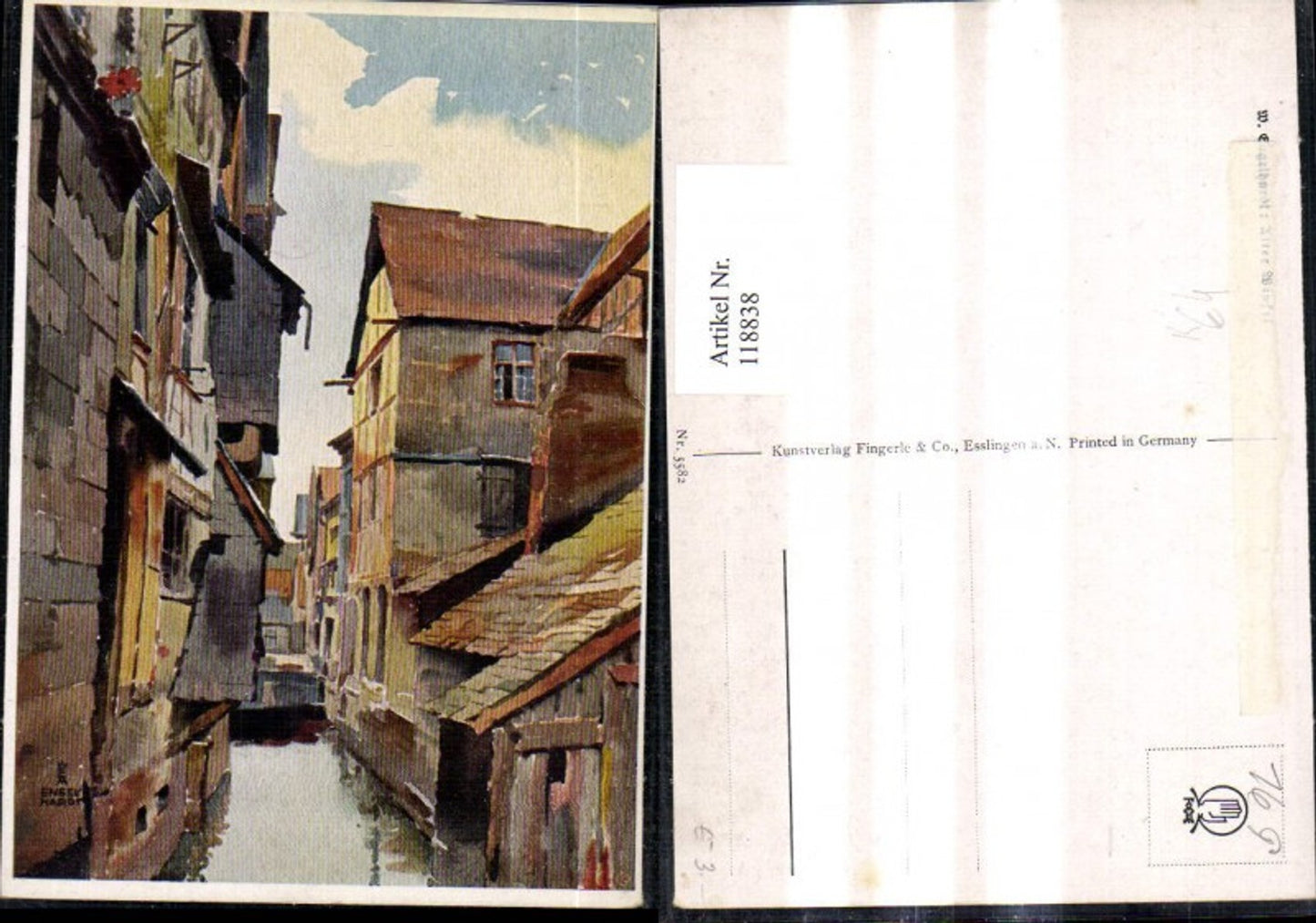 118838,Künstler Ak W. Engelhardt Alter Winkel Gasse