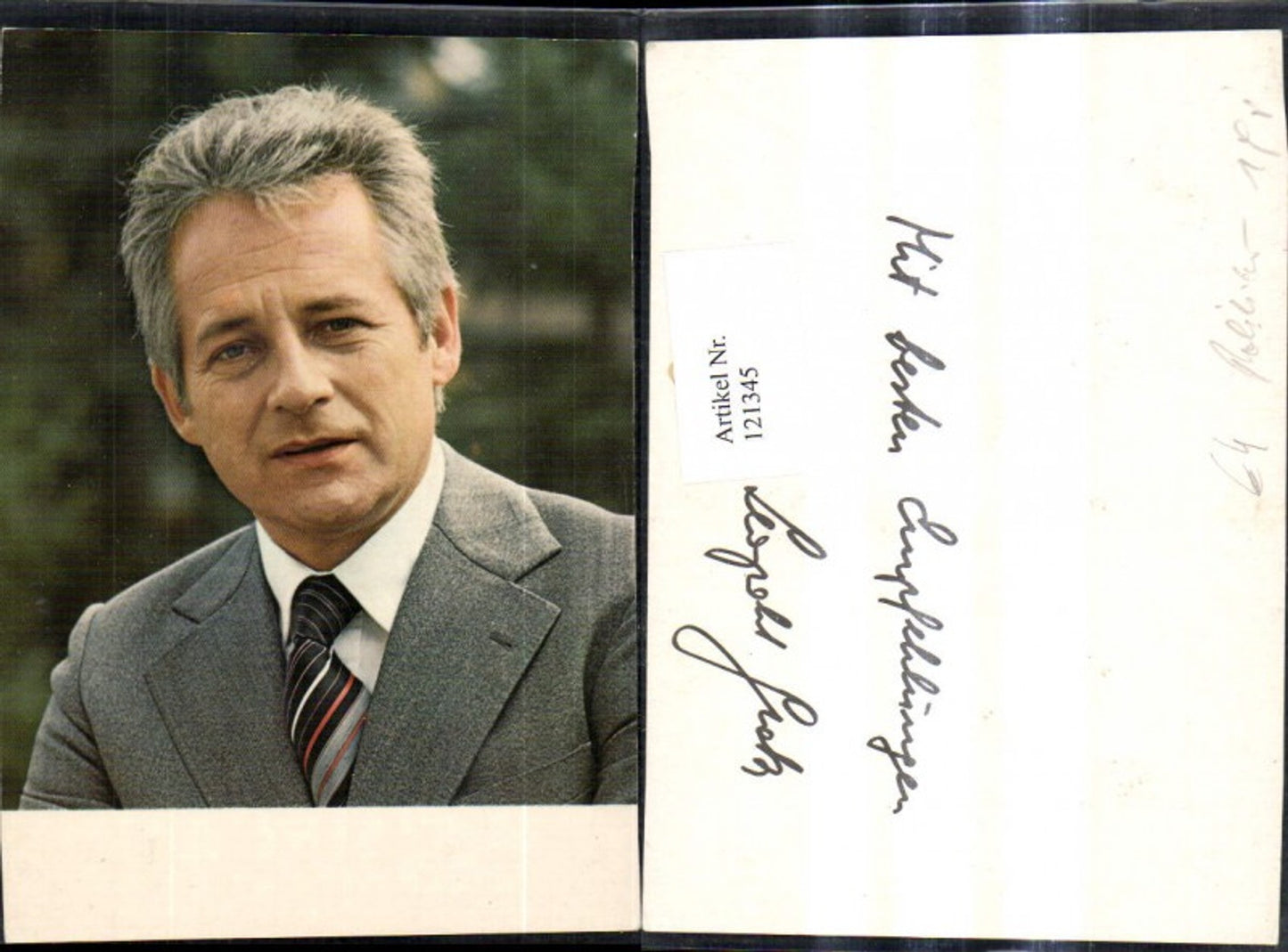 121345,Leopold Gratz Bürgermeister v. Wien Politik