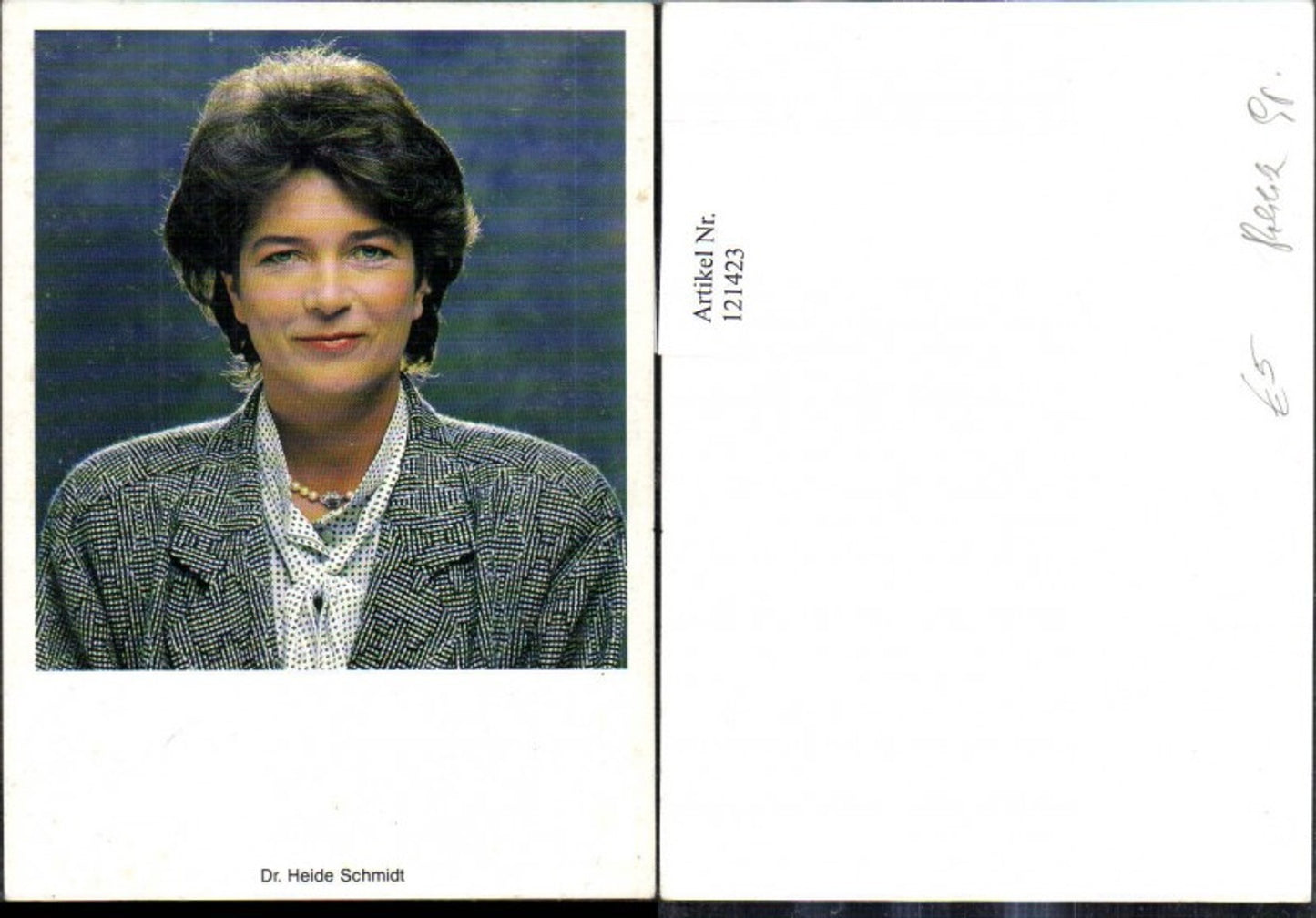 121423,Dr. Heide Schmidt Politik