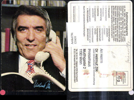 121631,Helmut Zilk Bürgermeister v. Wien Politik