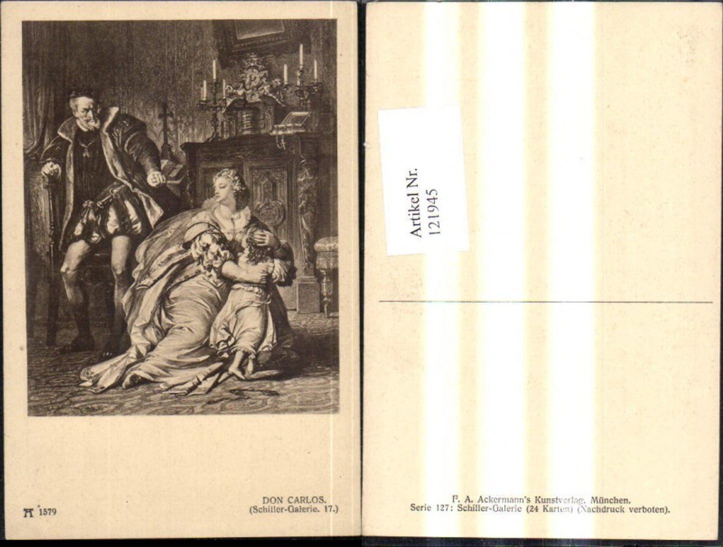 121945,Don Carlos Schiller Galerie 17 pub Ackermann 1579