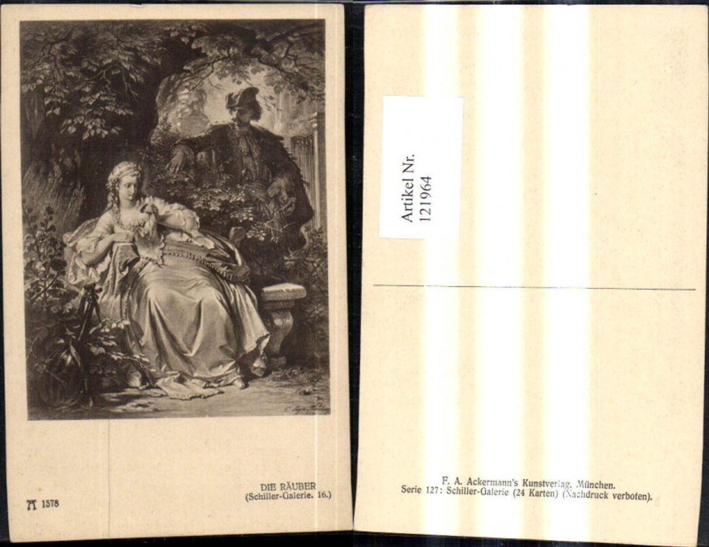 121964,Die Räuber Schiller Galerie 16 pub Ackermann 1578