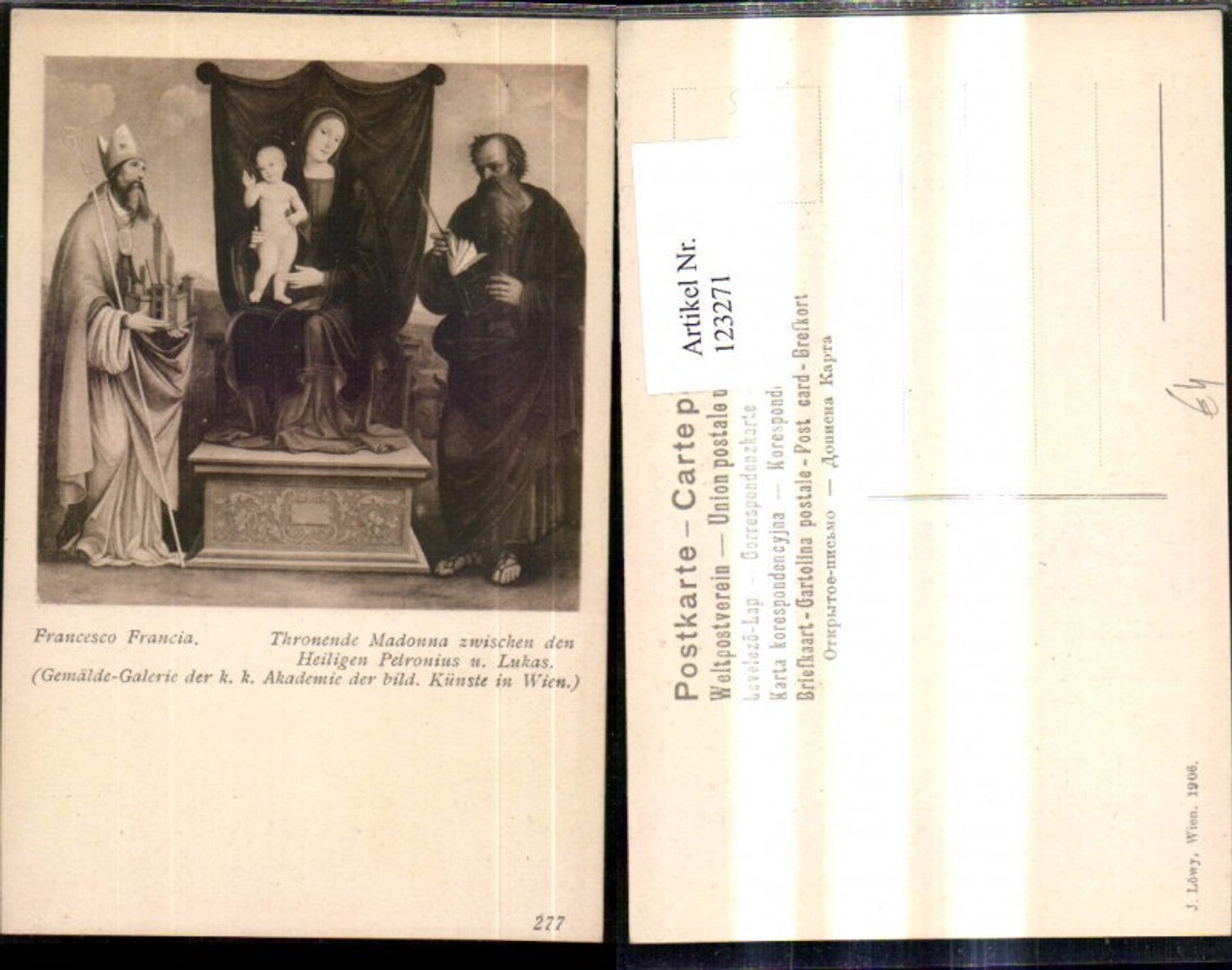 Alte Ansichtskarte – Old Postcard