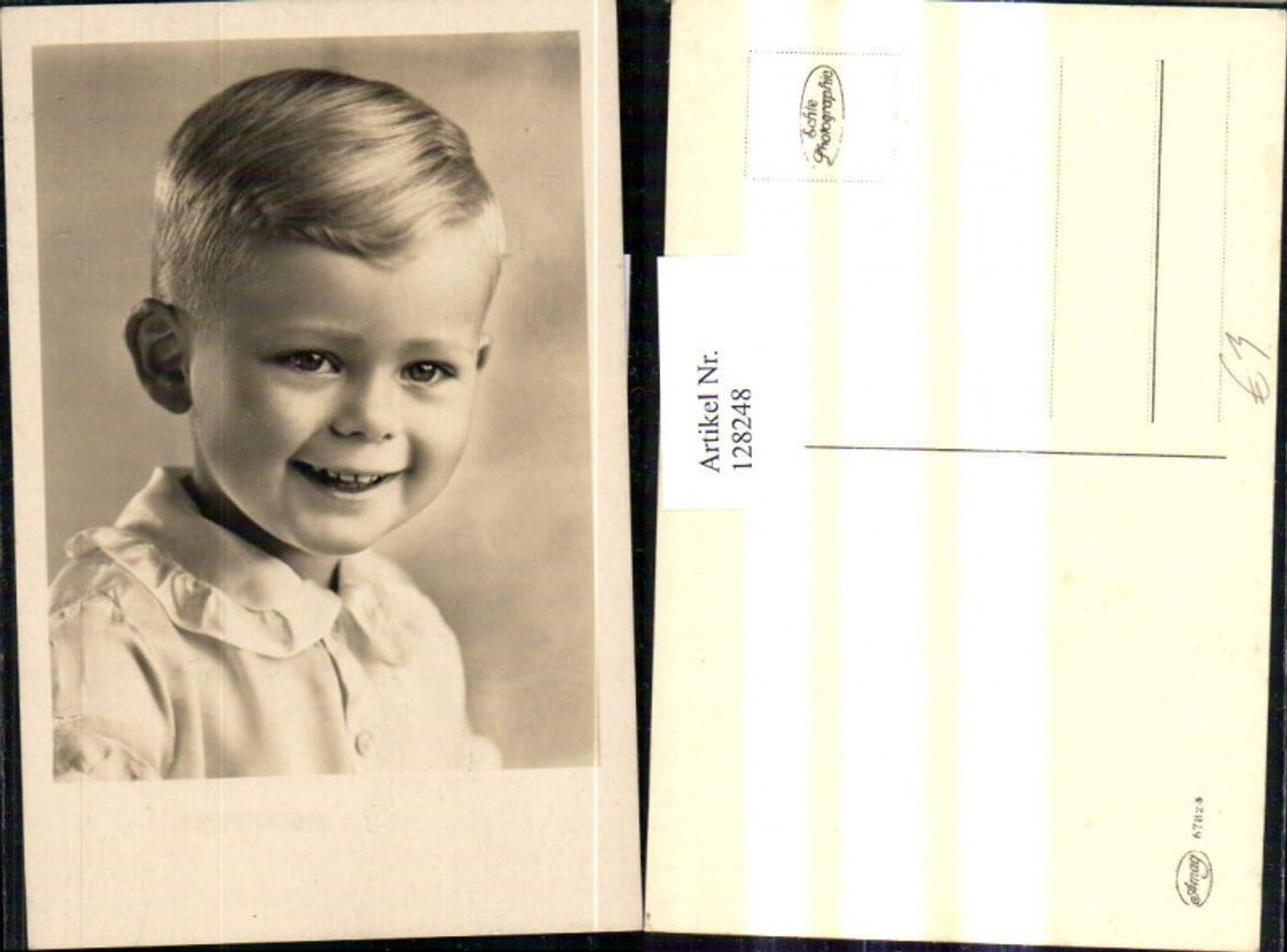 128248,Foto Ak Süsses lachendes Kind