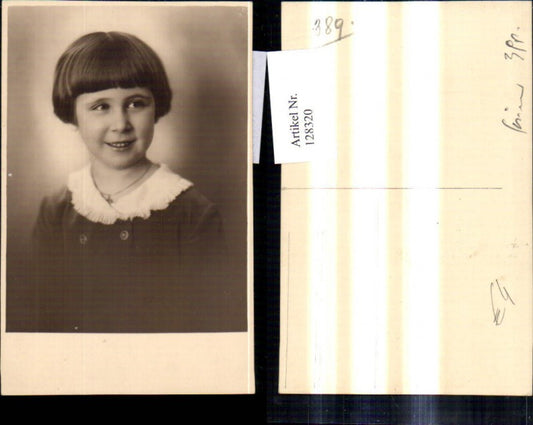128320,Foto Ak Kind Mädchen Portrait