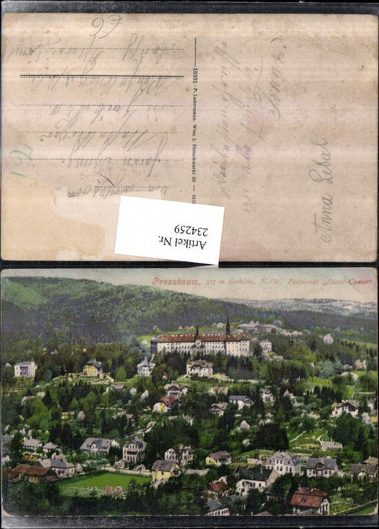 234259,Pressbaum Teilansicht Pensionat Sacre-Coeur