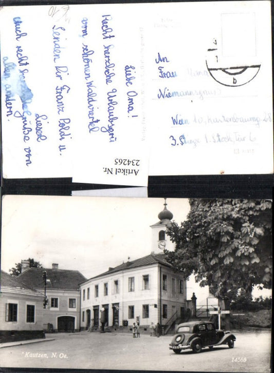 234265,Kautzen Gebäude Turm Automobil