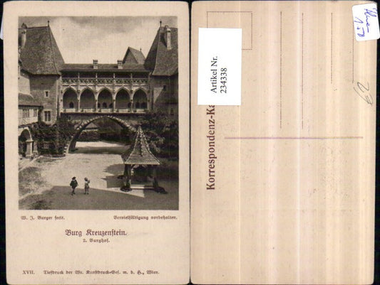 234338,Burg Kreuzenstein b. Korneuburg Burghof