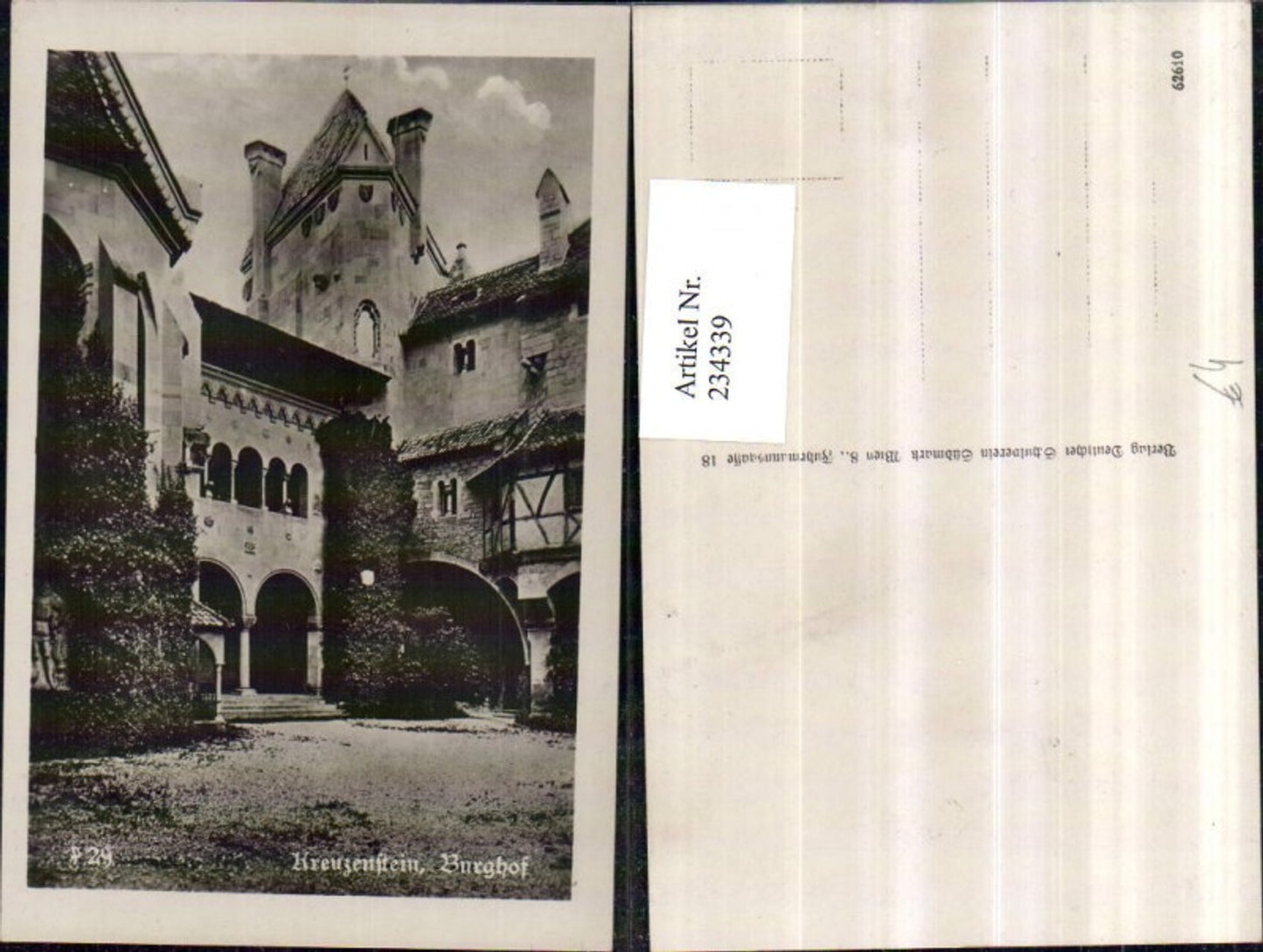 234339,Burg Kreuzenstein b. Korneuburg Burghof