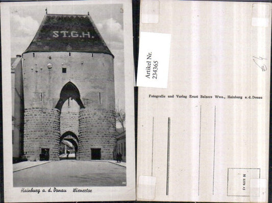 234365,Hainburg an d. Donau Wienertor Tor