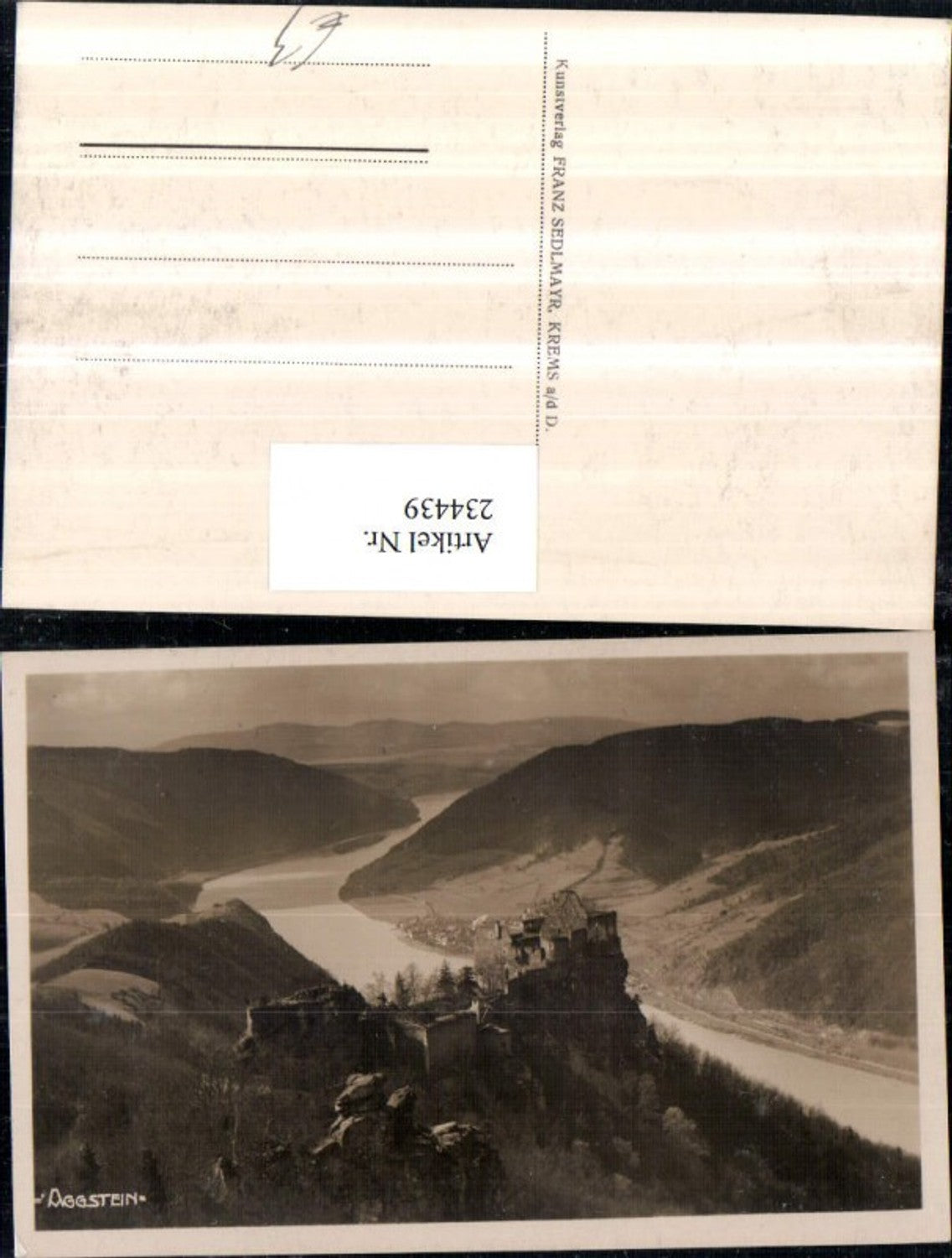 234439,Wachau Ruine Aggstein an d. Donau