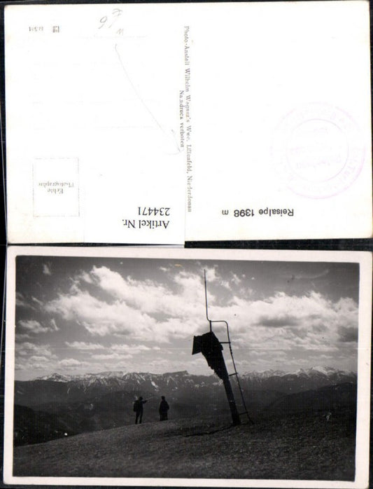 234471,Reisalpe b. Lilienfeld Wegkreuz