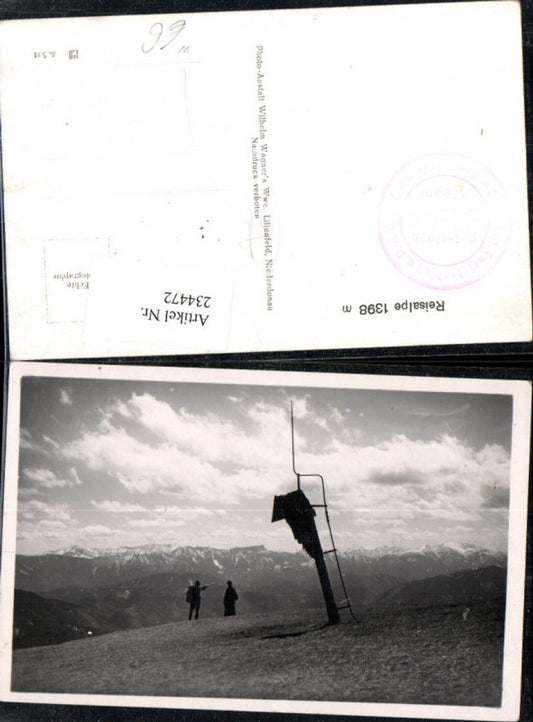 234472,Reisalpe b. Lilienfeld Wegkreuz