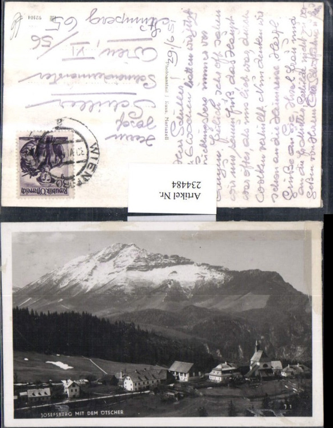 234484,Josefsberg Totale m. d. Ötscher